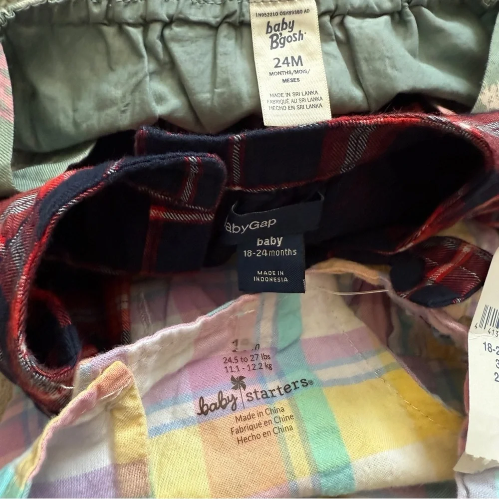 Lot of 3,GAP Baby B’Gosh,Little Starter Bundle Dress
